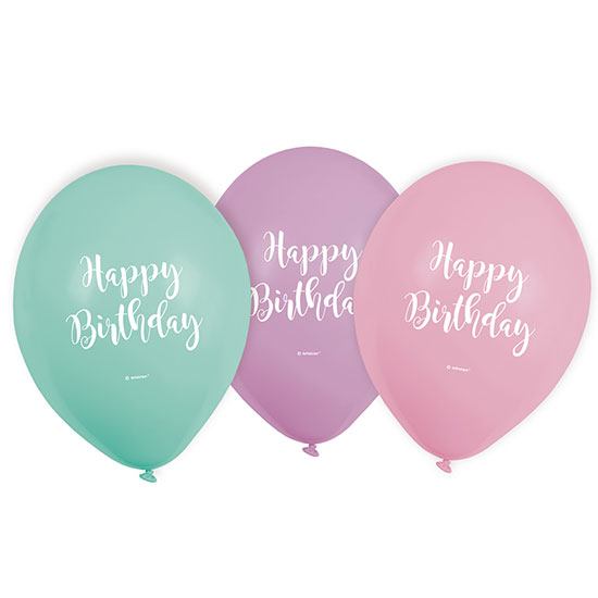 Geburtstag Ballons Happy Birthday