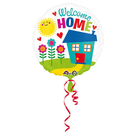 besondere Anlässe Ballon Willkommen zuhause